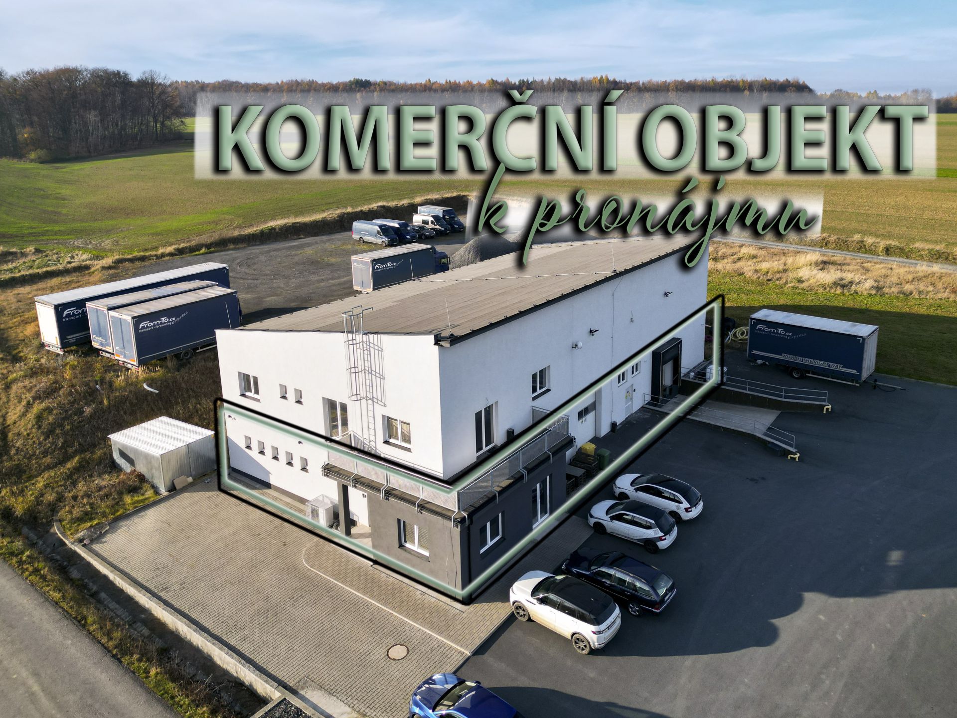 Pronájem skladové nebo výrobní haly s kancelářemi – Kateřinice