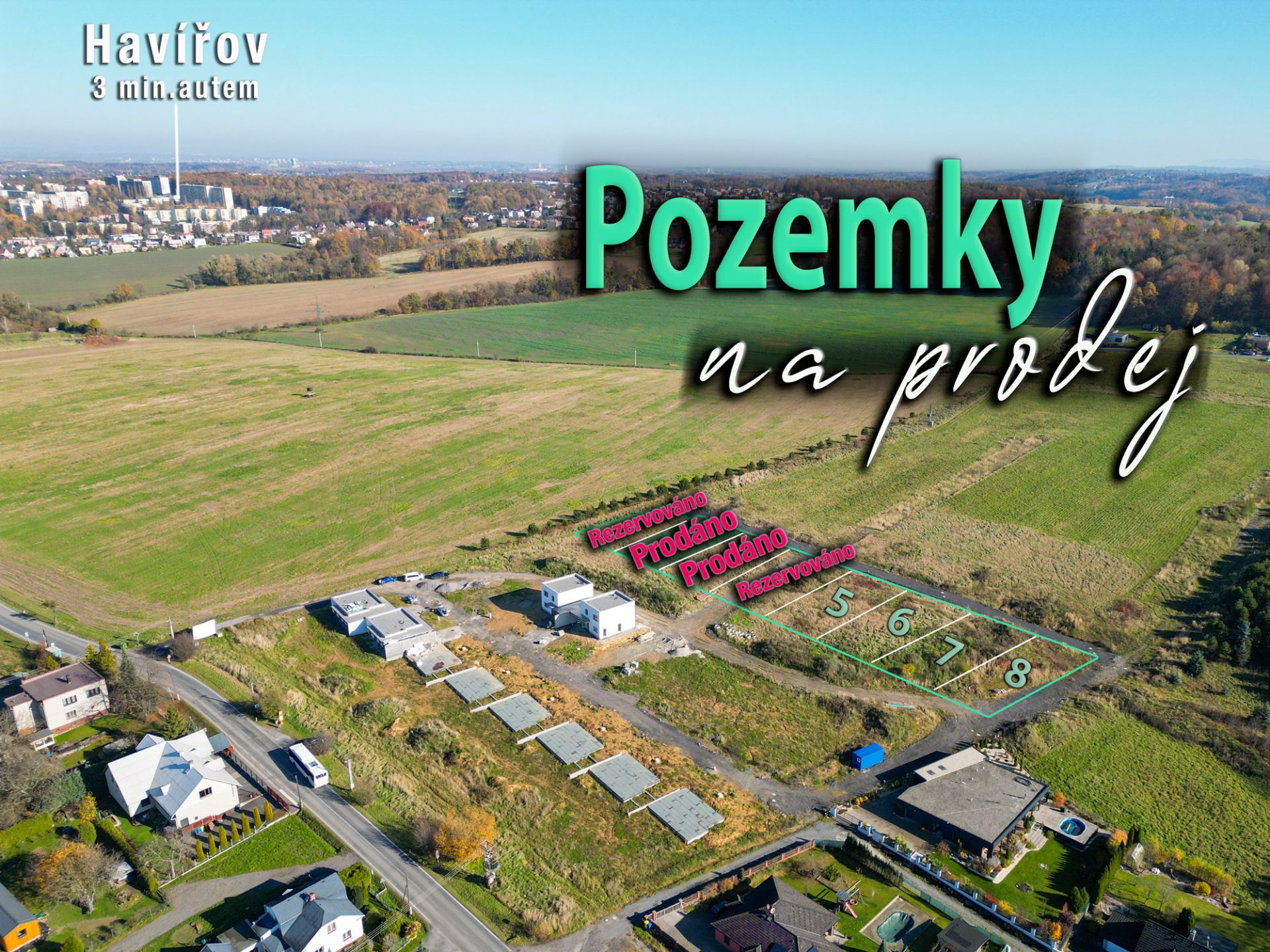 Prodej stavebního pozemku Horní Bludovice