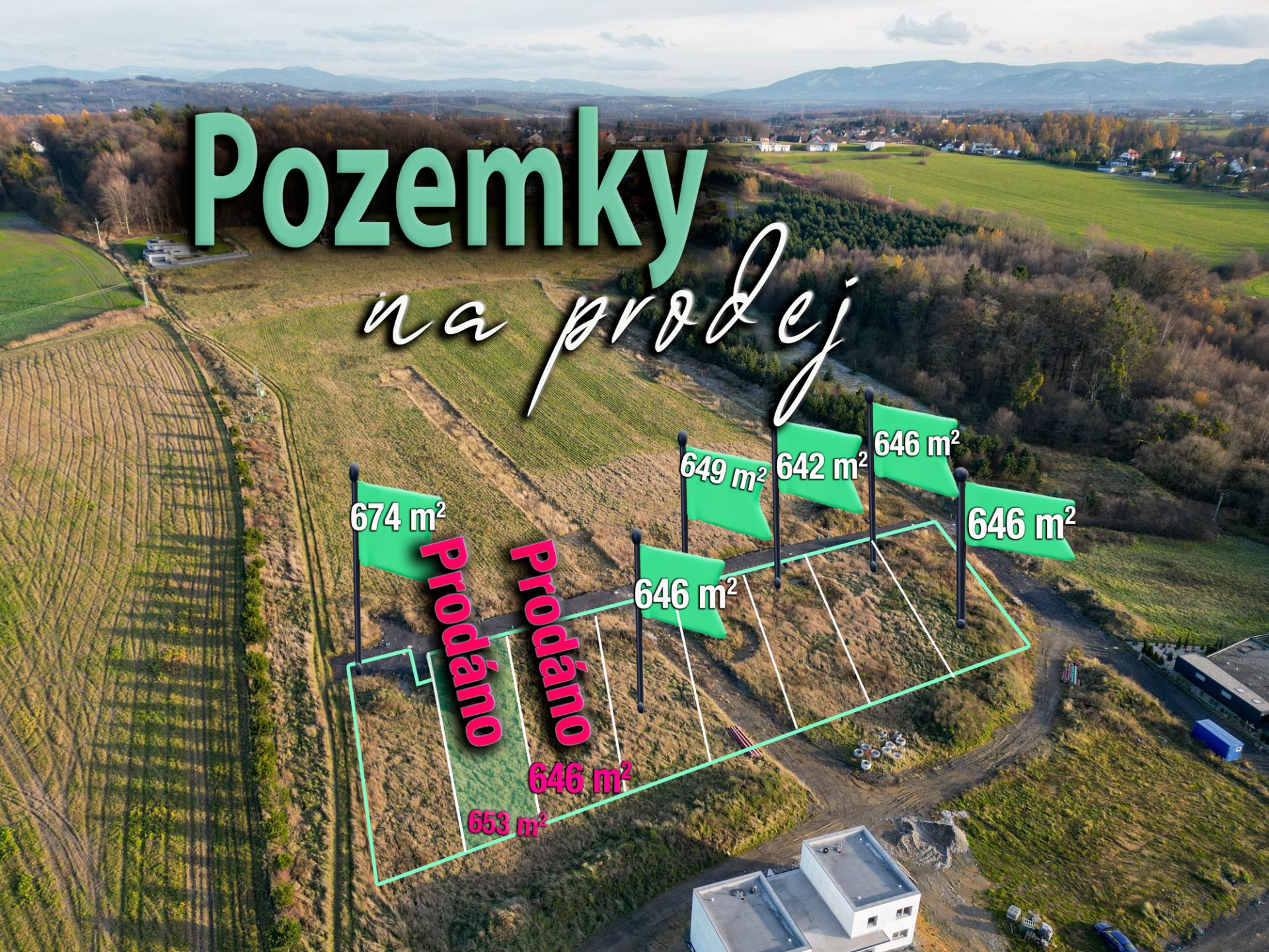 Prodej stavebního pozemku Horní Bludovice